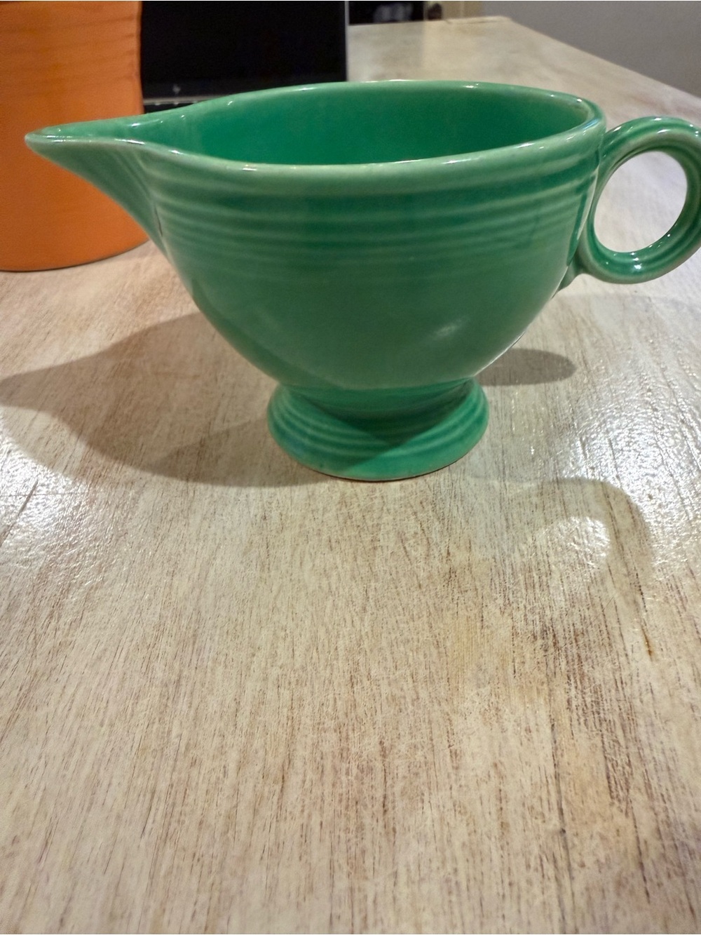 Fiestaware original green creamer